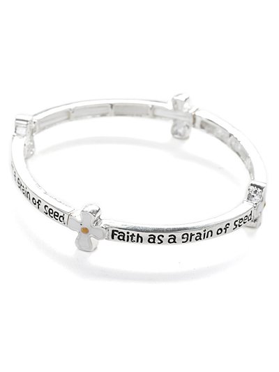 Bible inscribed stretch bracelet(b80901_16HD)