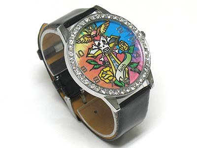 Tattoo background watch(N1573BK-65108)