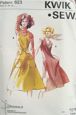 Kwik-Sew toddler pattern for dress, skirt, top, bloomers.