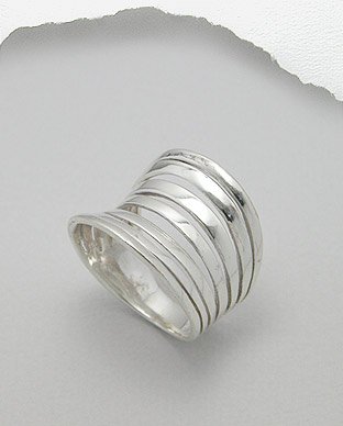 silver loop ring