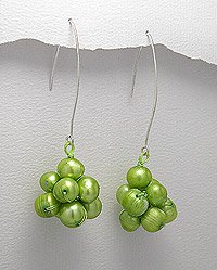 pearl drop earrings