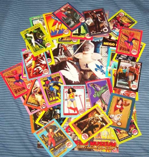 Starter Pack of Mego Museum and PlaidStallions Trading Cards