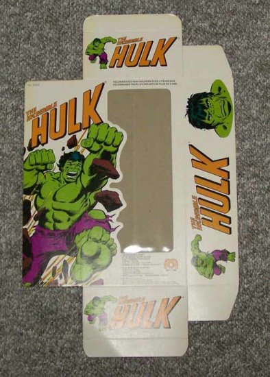 Mego Original 12" Incredible Hulk Box from World's Greatest Superheroes