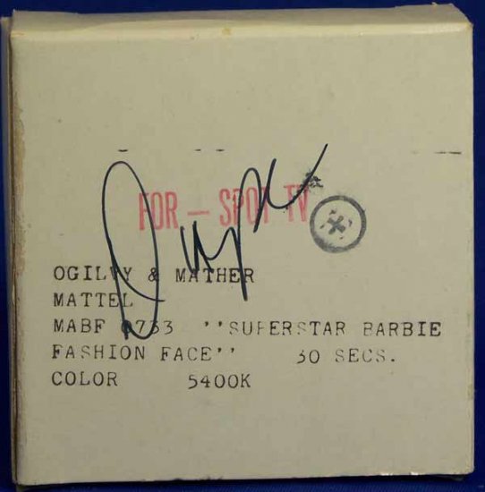 Mattel Super Star Barbie Commercial Original 16mm Film