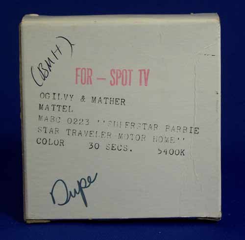 Mattel Super Star Barbie Traveller Commercial Original 16mm Film
