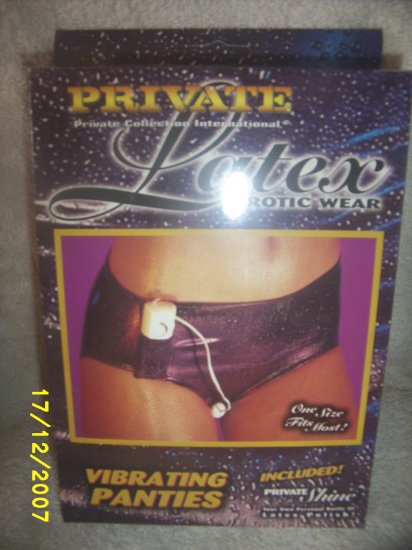 Latex Erotic Wear Vibrating Panties