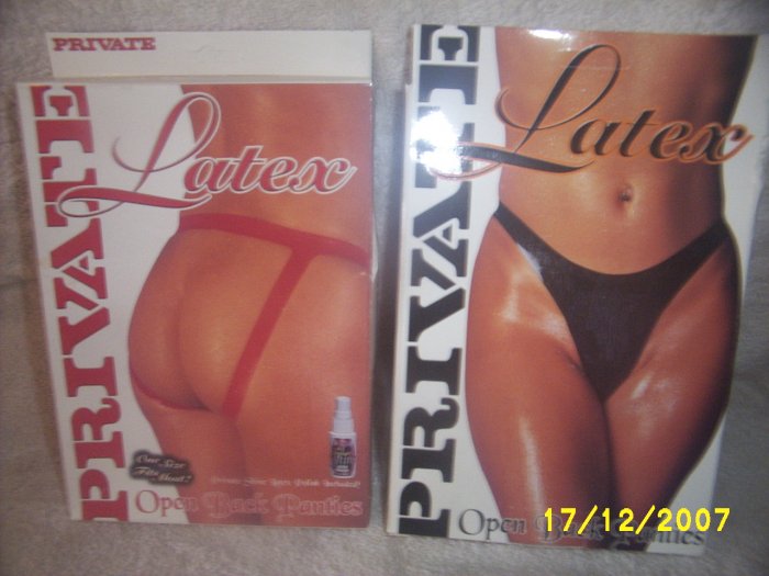 Latex Panties Black