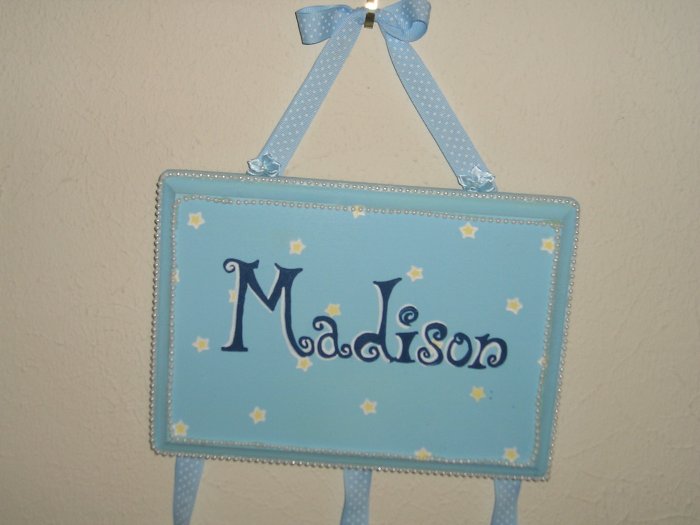 Blue with white stars