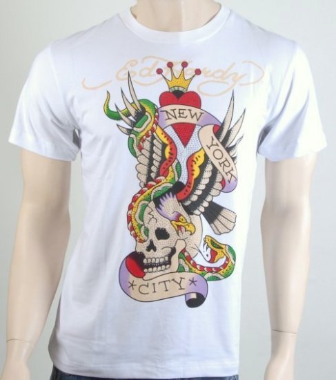 Ed Hardy T Shirt by Christian Audigier "New York City" size XL