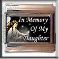IN MEMORY OF DAUGHTER ITALIAN CHARM CHARMS