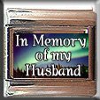 IN MEMORY OF MY HUSBAND AURORA LIGHTS ITALIAN CHARM