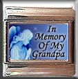 IN MEMORY OF GRANDPA GUARDIAN ANGEL ITALIAN CHARM