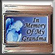IN MEMORY OF GRANDMA GUARDIAN ANGEL ITALIAN CHARM