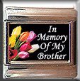 IN MEMORY OF BROTHER TULIPS ITALIAN CHARM