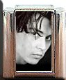 JOHNNY DEPP BW ITALIAN CHARM CHARMS