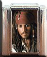 JOHNNY DEPP PIRATES ITLAIAN CHARM CHARMS