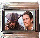 JOHNNY DEPP ORLANDO BLOOM PIRATES ITALIAN CHARM
