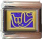SIGN LANGUAGE I LOVE YOU ITALIAN CHARM CHARMS