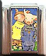 PUDDLE AND TOOT ITALIAN CHARM CHARMS