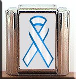 LUNG CANCER #2 AWARENESS ITALIAN CHARM CHARMS