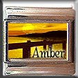 CUSTOM NAME SUNSET ITALIAN CHARM CHARMS