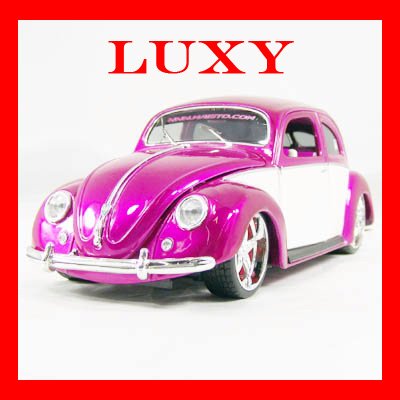 Maisto 1:18 VW 1951 Bug VBUGZ G Ridez Purple Diecast Car Model Luxy Collectibles