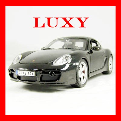 Maisto 1:18 Porsche Cayman S Black Diecast Car Model Luxy Collectibles