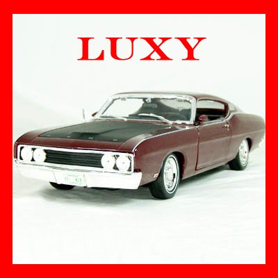Maisto 1:18 Ford Torino Talladega Brown Diecast Car Model Luxy Collectibles