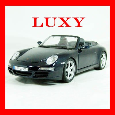 Maisto 1:18 Porsche 911 997 Sports Car Black Diecast Model Luxy Collectibles