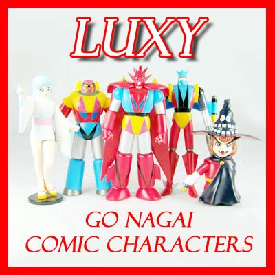 Mazinger Z Artist Go Nagai Robot Dororon Anime Characters Set of 5 Classic Characters RARE