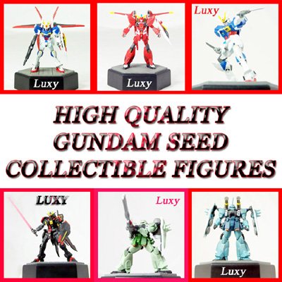 GUNDAM SEED DESTINY High Quality Anime Luxy Collectibles Set of 6