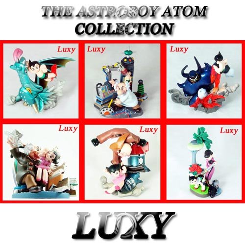 SET OF 6 ASTRO BOY ATOM Tetsuwan Figures Anime Luxy Collectibles