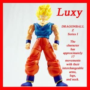 DragonBall Action Figure SUPER SAIYAN GOKU LUXY Anime Collectibles dbz 3