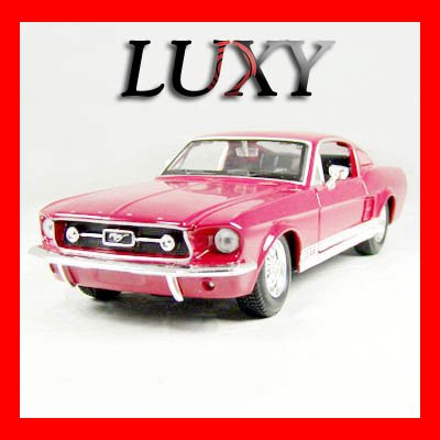 1.24 1967 Ford Mustang Maisto Quality Diecast Car Model Luxy Collectibles Red