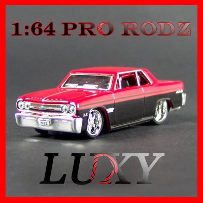 Maisto 1:64 1965 CHEVY MALIBU SS Muscle Car Pro Rodz Diecast Luxy Collectibles Red