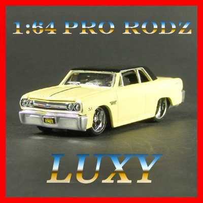 Maisto 1:64 1965 CHEVY MALIBU SS Muscle Car Pro Rodz Diecast Luxy Collectibles Yellow