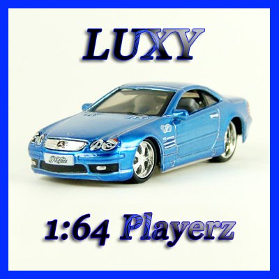Maisto 1:64 MERCEDES SL55 AMG DUB Playerz Diecast Car Model Dark Blue