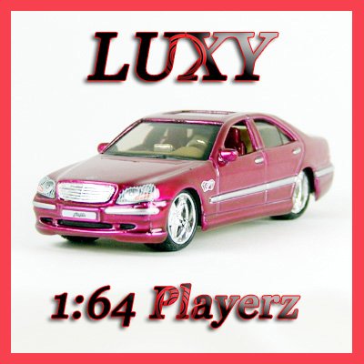 Maisto 1:64 MERCEDES S CLASS Sedan DUB Playerz Diecast Luxy Collecxtibles Red