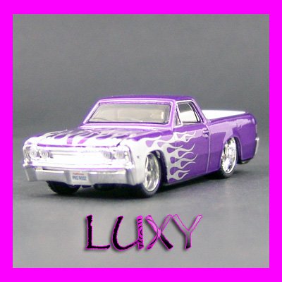 Maisto 1:64 '67 CHEVROLET El Camino Muscle Pro Rodz Diecast Luxy Collectibles Purple 6.1