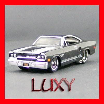 Maisto 1:64 1970 Pontiac GTX Muscle Pro Rodz Diecast Luxy Collectibles Black 6.1