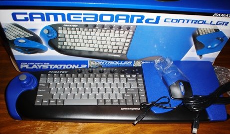 New Gameboard, Keyboard, Mouse, Joystick, for PC and Playstation 2 PS2 New