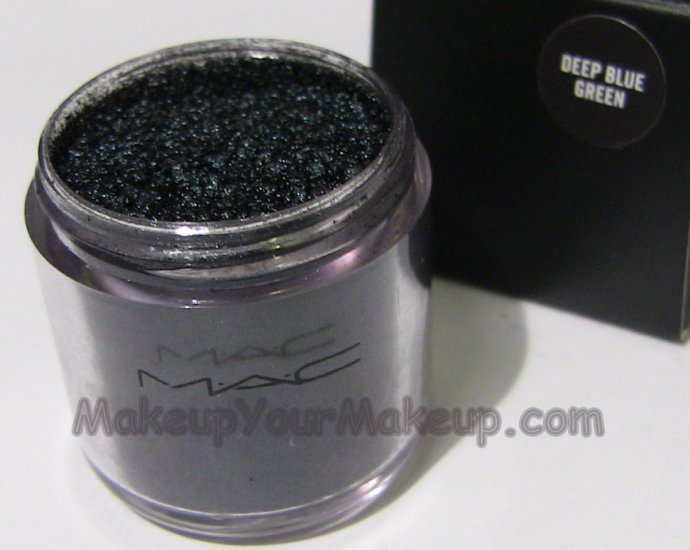 Deep Blue Green MAC Pigment Sample