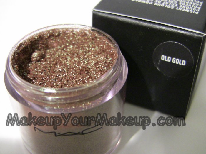 Old Gold MAC Pigment Sample