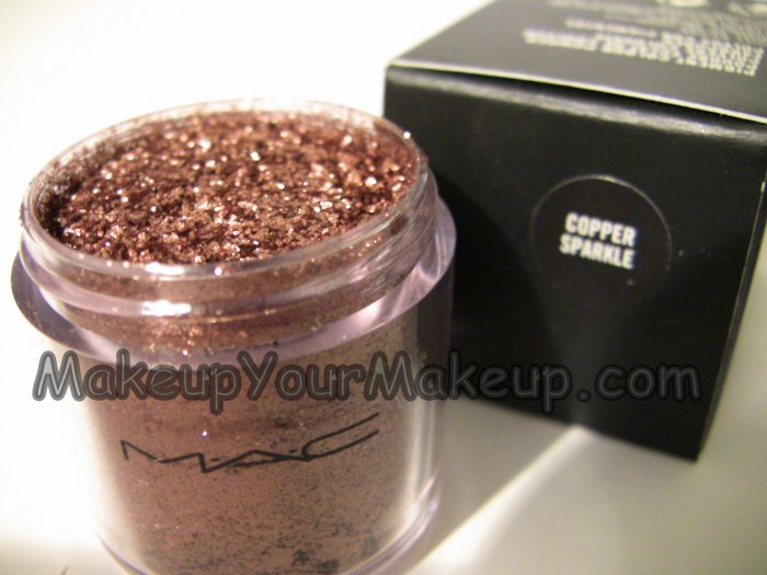 Copper Sparkle MAC Pigment Sample