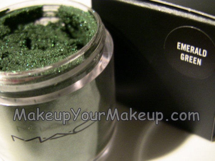 Emerald Green MAC Pigment Sample