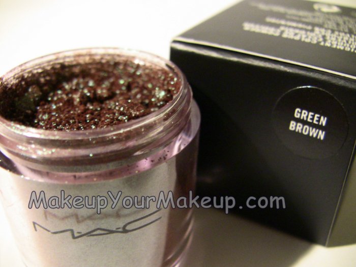 Green Brown MAC Pigment Sample