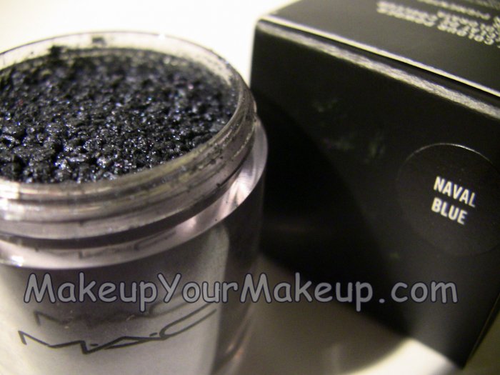 Naval Blue MAC Pigment Sample