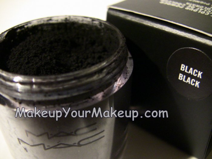 Black Black MAC Pigment Sample