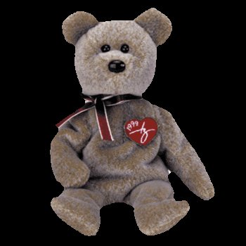 1999 Ty Signature Bear, Ty Beanie Baby - Retired