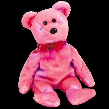Clubby V the bear, Beanie Baby - Retired